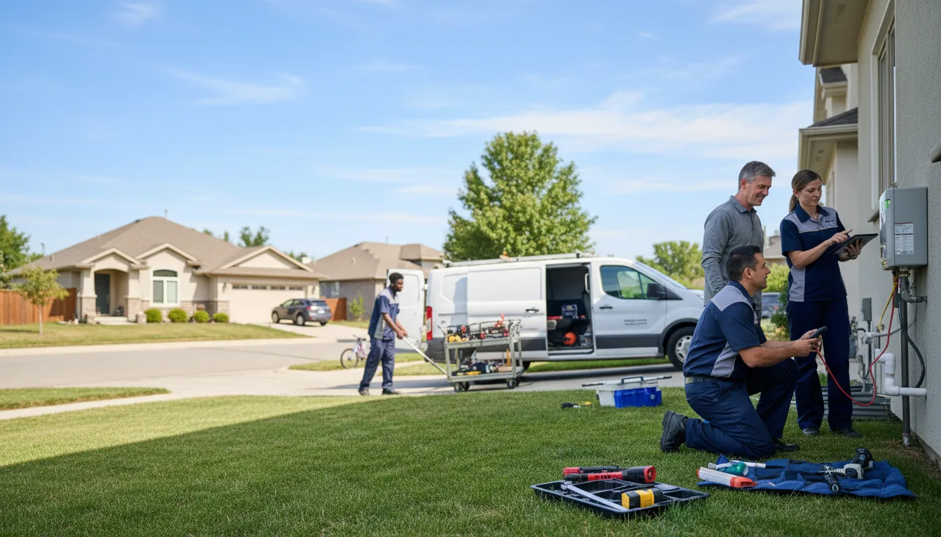 Tankless water heater service in Niantic, IL